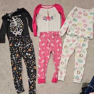 Kids Pajama Set with Fun Prints